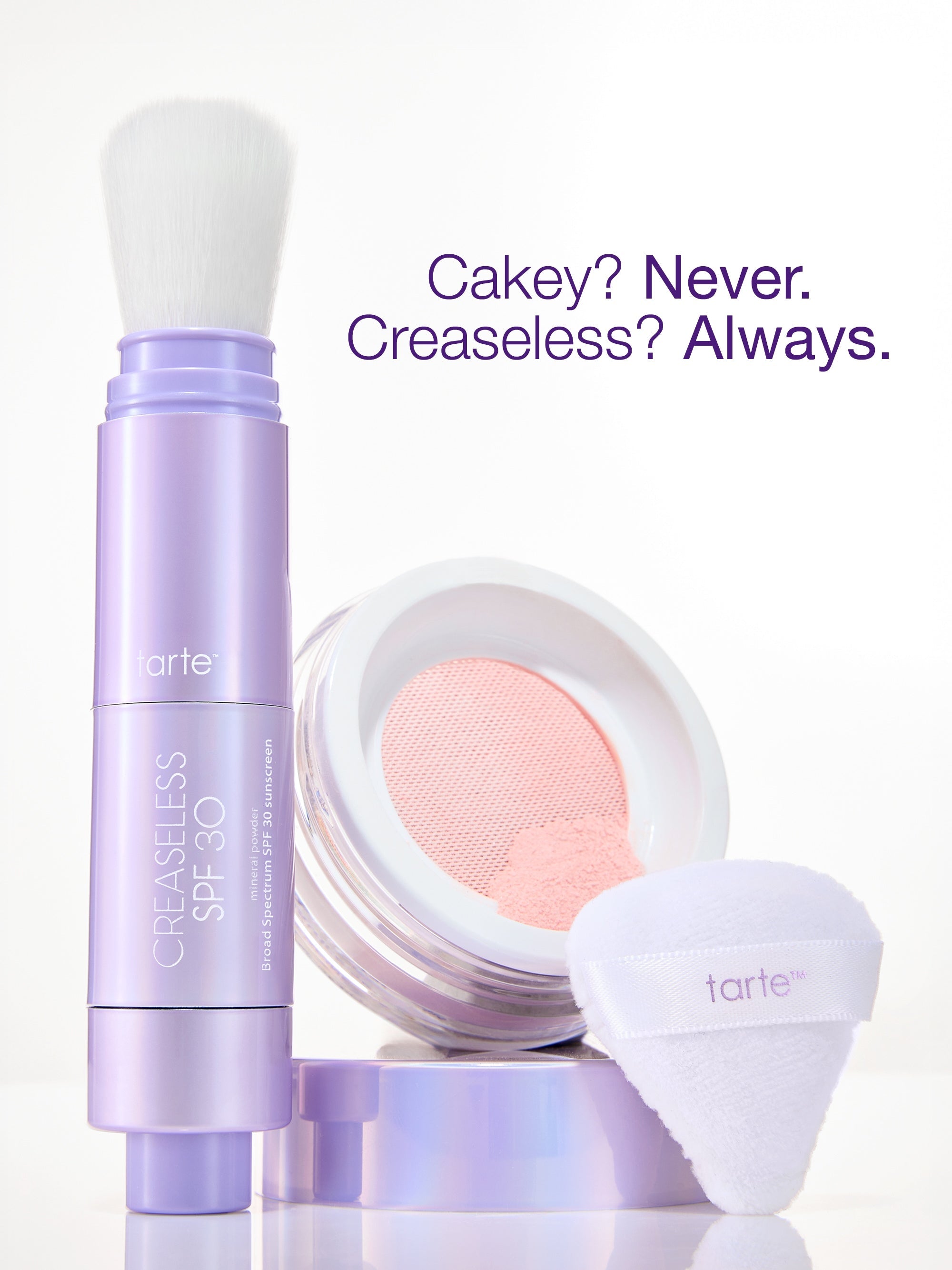 creaseless SPF 30 mineral powder sunscreen